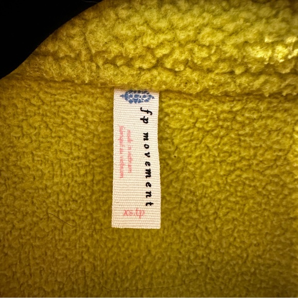 Free people hit the slopes jacket XS chartreuse green - Picture 4 of 4